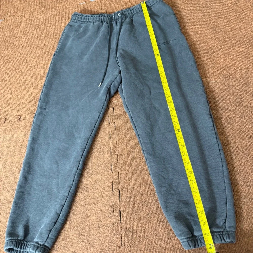Jordan Wordmark Fleece Sweatpants Mens Large Black‎ Grey Joggers DA9842-491 B+